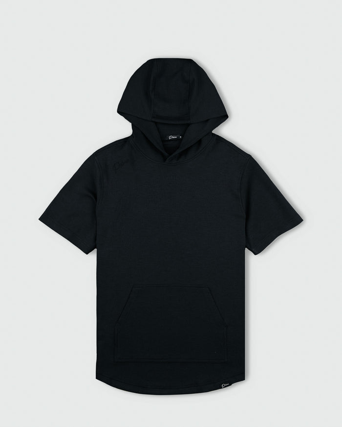 Black CoreSoft Hooded Tee