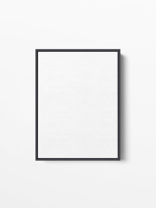 Black Wood Floating Canvas Frame, 12x16 in | 31x41 cm