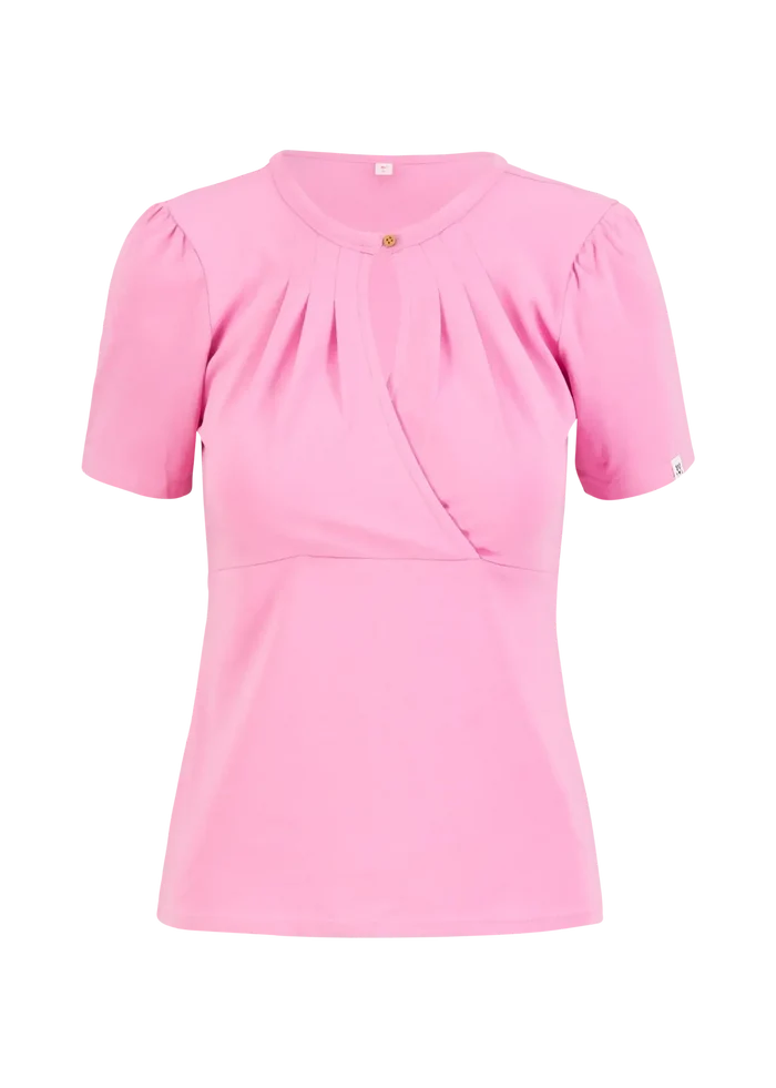 BLUTSGESCHWISTER top Criss Cross Coeur, summer strawberry pink