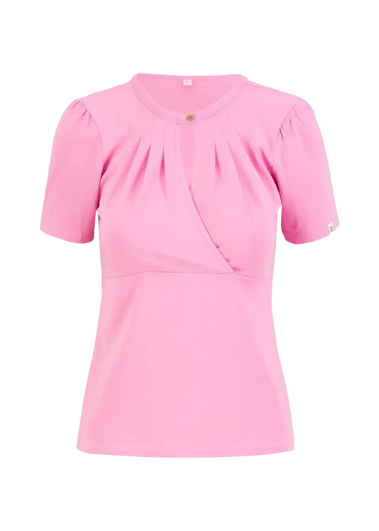 BLUTSGESCHWISTER top Criss Cross Coeur, summer strawberry pink