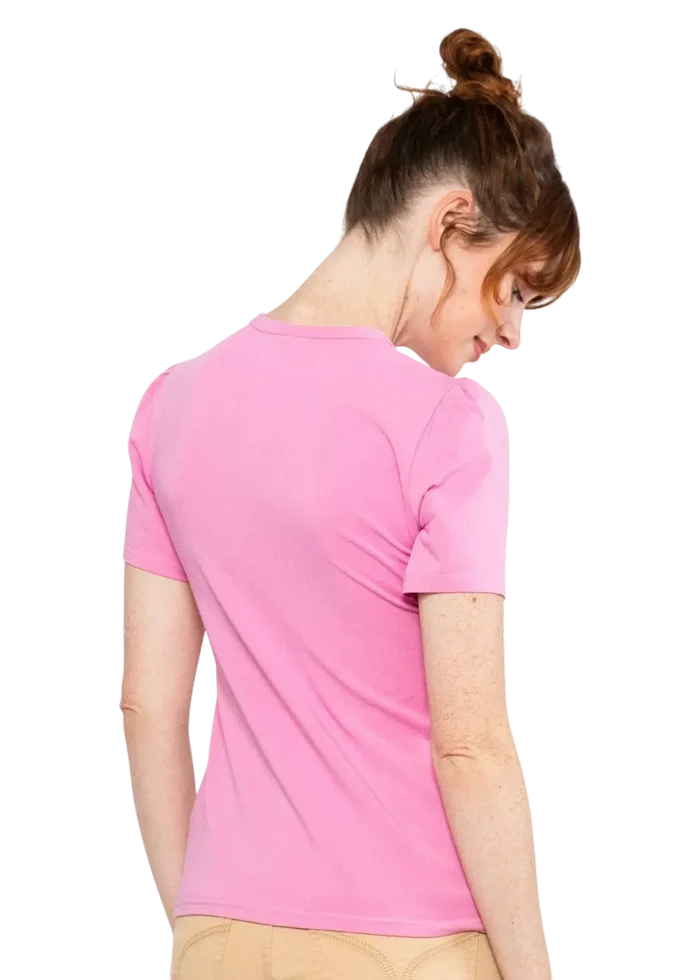 BLUTSGESCHWISTER top Criss Cross Coeur, summer strawberry pink
