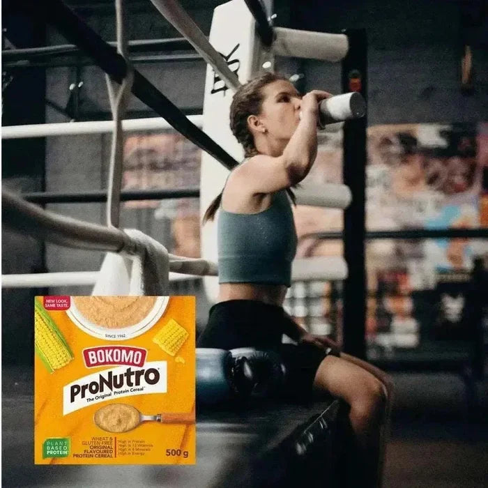 Bokomo ProNutro Original 500g protein cereal pack from South Africa