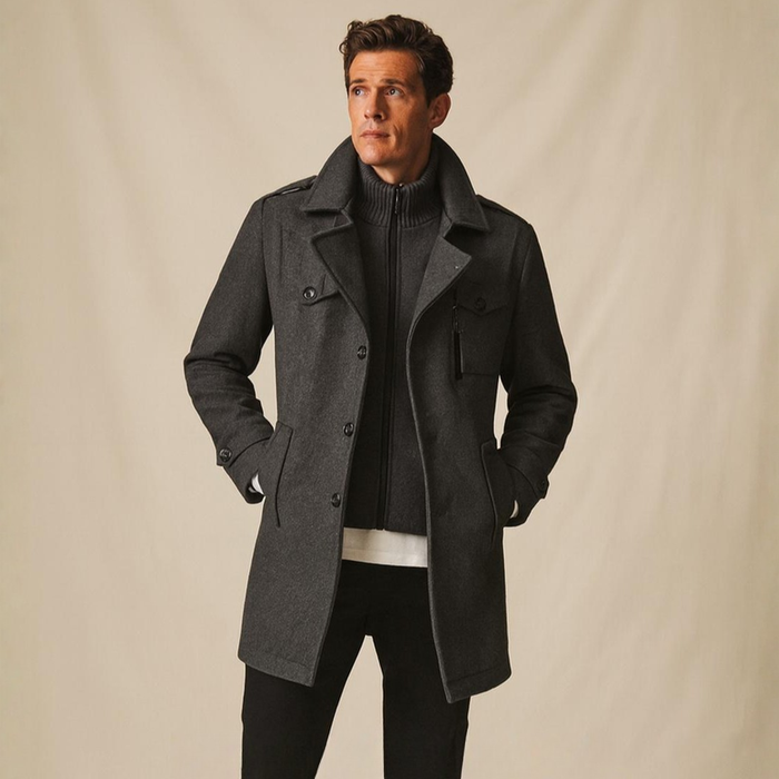 Bradford™ | Elegant Wool Coat