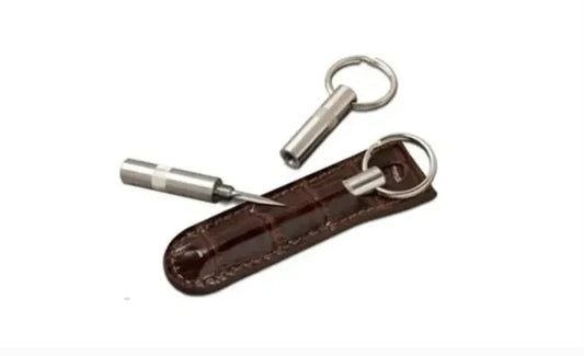 Brizard Trilogy Cigar Punch Croco Tobacco Pattern - TCCT
