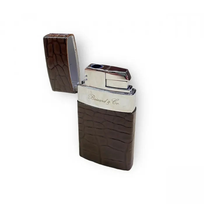 Brizard Venezia Lighter Croco Tobacco - VLCT