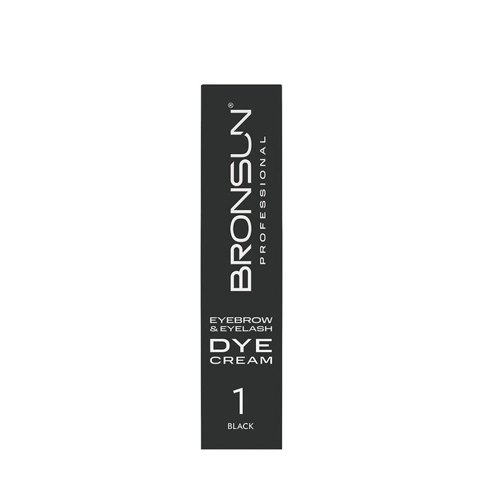 Bronsun Lash & Brow Cream Dye - Black #1 - 15ml