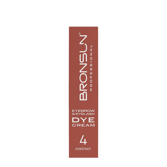 Bronsun Lash & Brow Cream Dye - Chestnut #4 - 15ml