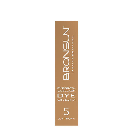 Bronsun Lash & Brow Cream Dye - Light Brown #5 - 15ml