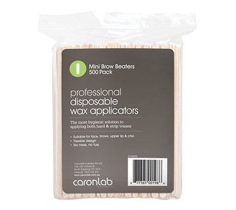 CaronLab Spatula Mini Brow Beaters - Pack of 500