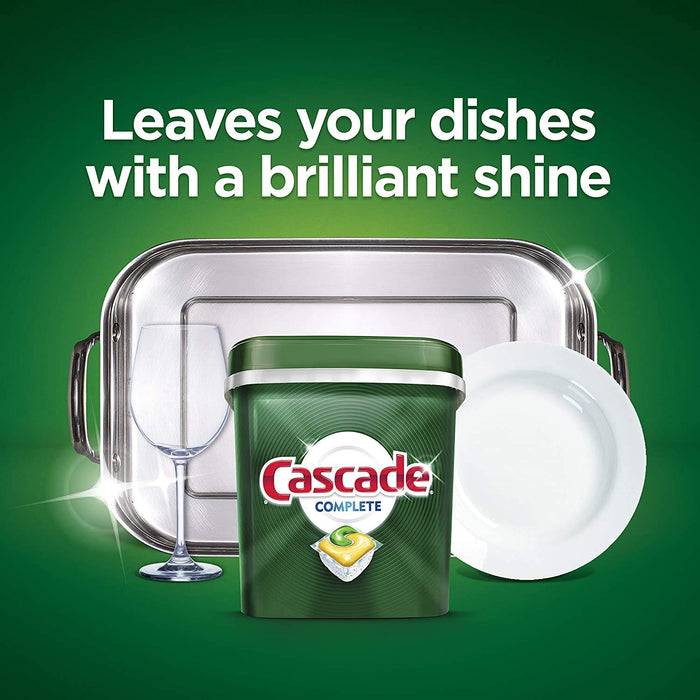 Cascade Power Clean Dishwasher Detergent ActionPacs, 115-Count (1.82kg) - Shoppers-kart.com
