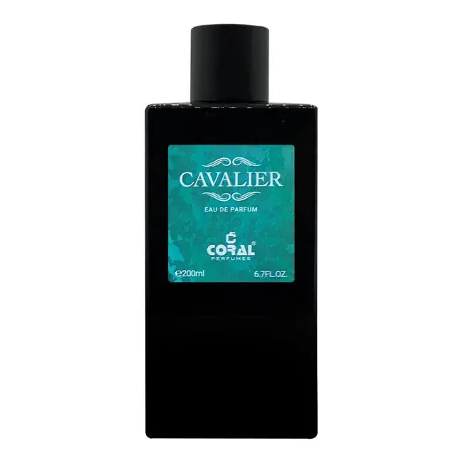 Bin Kamal Cavalier Eau De Parfum 200ml bottle with elegant design, showcasing the fragrance's luxurious packaging.