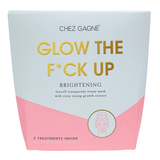 Chez Gagné - Glow the F*ck Up Facial Sheet Masks 1 Sheet