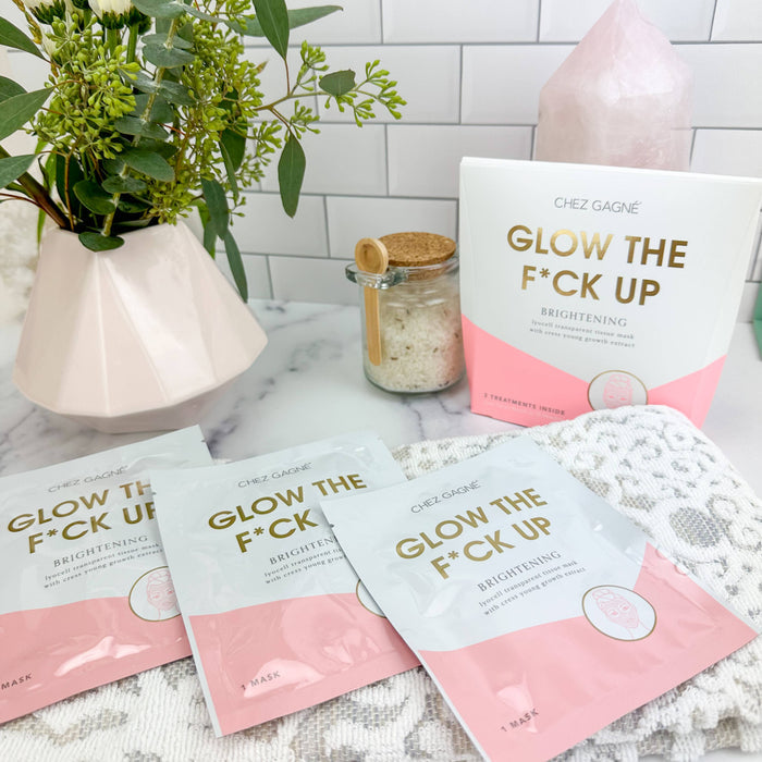 chez gagne glow the f ck up facial sheet masks 1