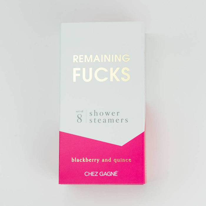 Chez Gagné - Remaining Fucks Shower Steamers - Blackberry Quince