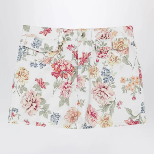 Chloé - Cotton floral print shorts Brand Apparel & Accessories > Clothing > Shorts 8