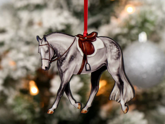 Grey Hunter Under Saddle