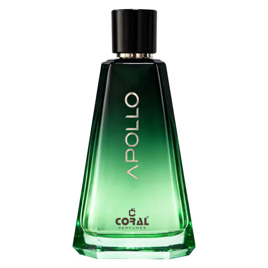 Unisex Coral Apollo EDP perfume bottle in 100ml size with a sleek design from Bin Kamal Perfumes.