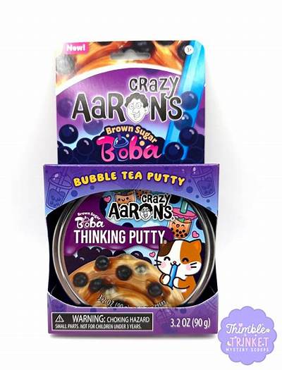 Crazy Aarons Brown Sugar Boba Bubble Tea Putty