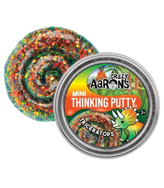 Crazy Aarons Mini Putty Triceratops