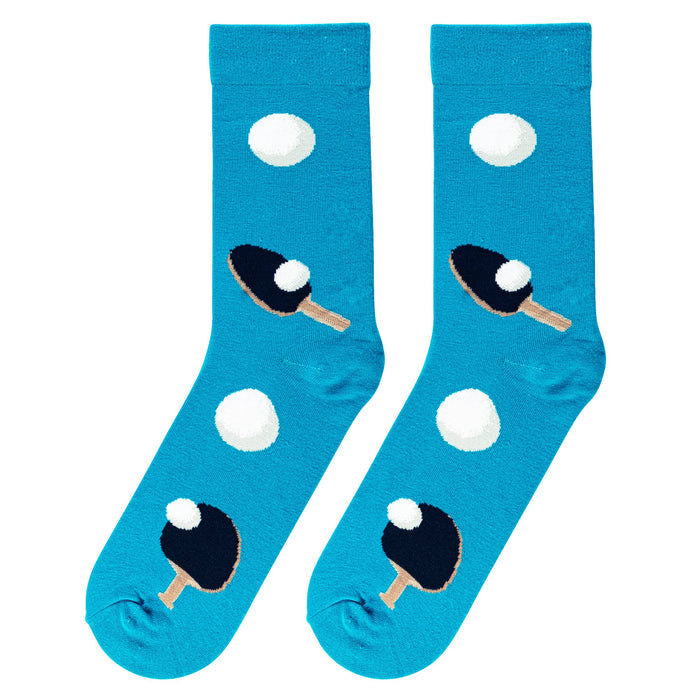 Crazy Socks Pool Fun Print Novelty Crew Socks