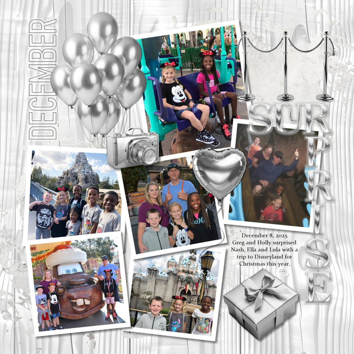 Curated Colors Silver Elements Digital Scrapbook Kit