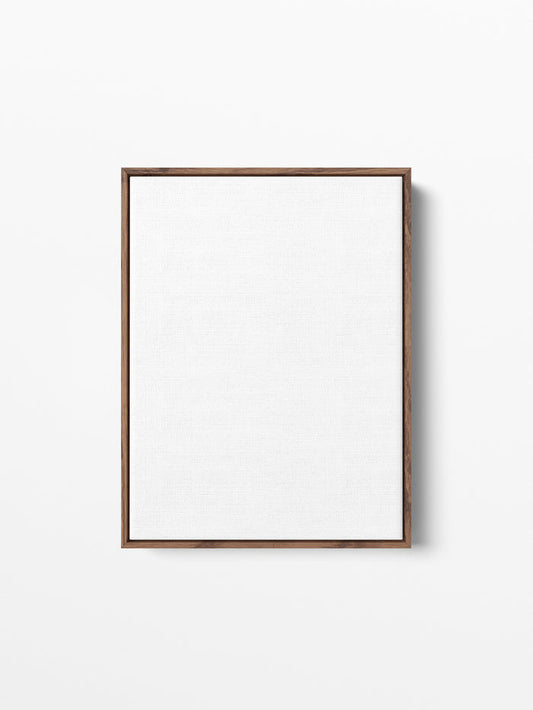 Dark Oak Floating Canvas Frame, 12x16 in | 31x41 cm