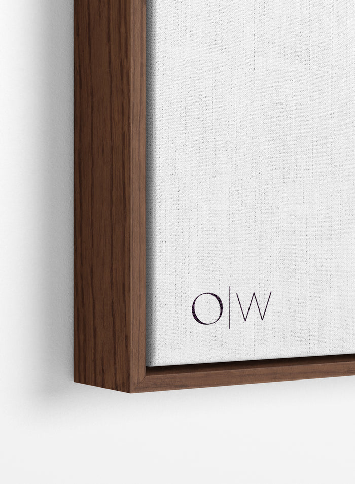 Dark Oak Floating Canvas Frame, 16x20 in | 41x51 cm
