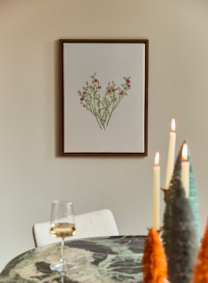 Dark Oak Floating Canvas Frame, 16x20 in | 41x51 cm