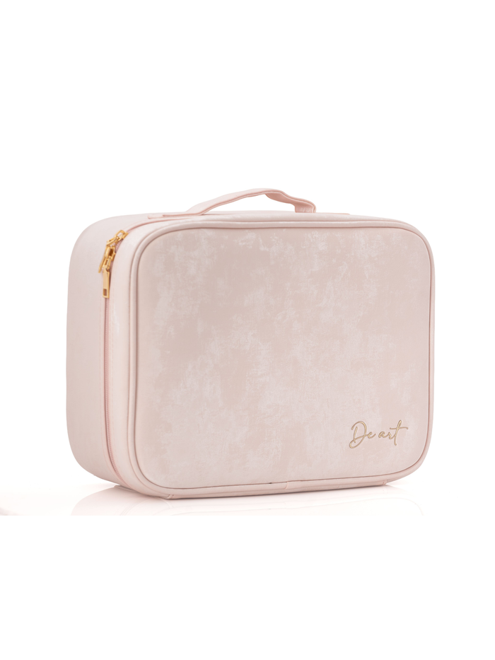 DE ART PREMIUM VANITY BAG WITH LED MIRROR