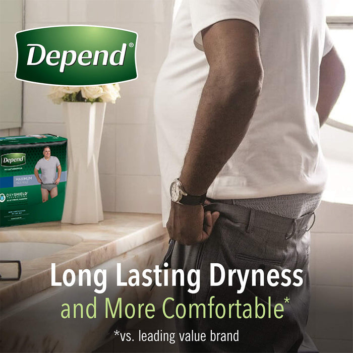 Depend fit Flex Disposable Underwear for Men Maximum Absorbency - Shoppers-kart.com