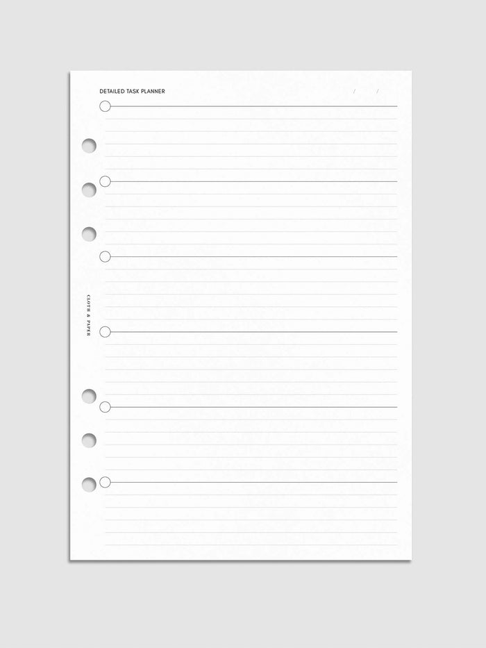 Digital mockup of insert in A5.