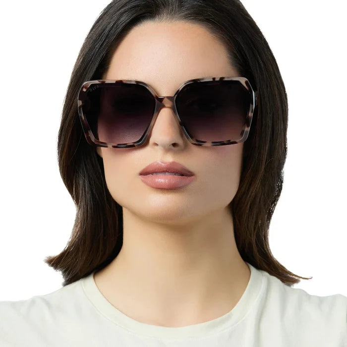 eyewear presley in cream tortoise grey gradient