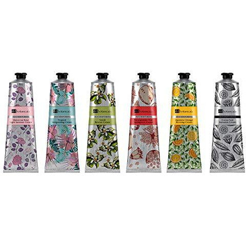 Dr. Botanicals Moroccan Rose Light Summer Face and Hand Cream in 50ml bottle, vegan lotion and moisturizer for face and hands