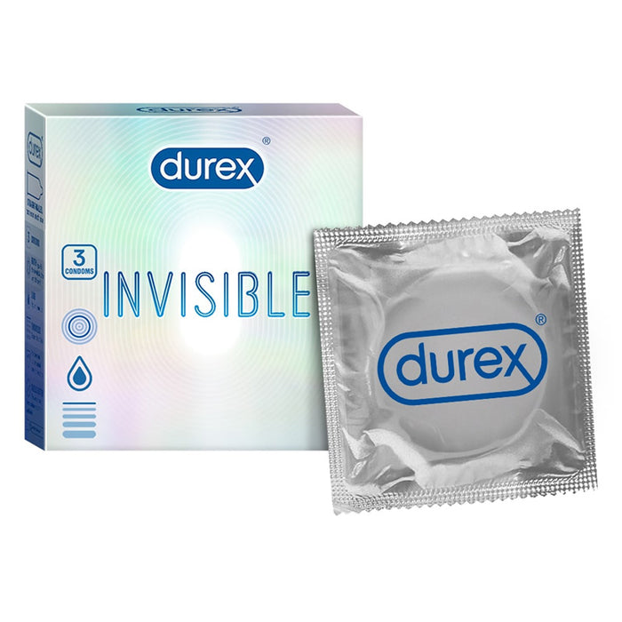 Durex Invisible Super Thin Condoms Box of 3 buy online