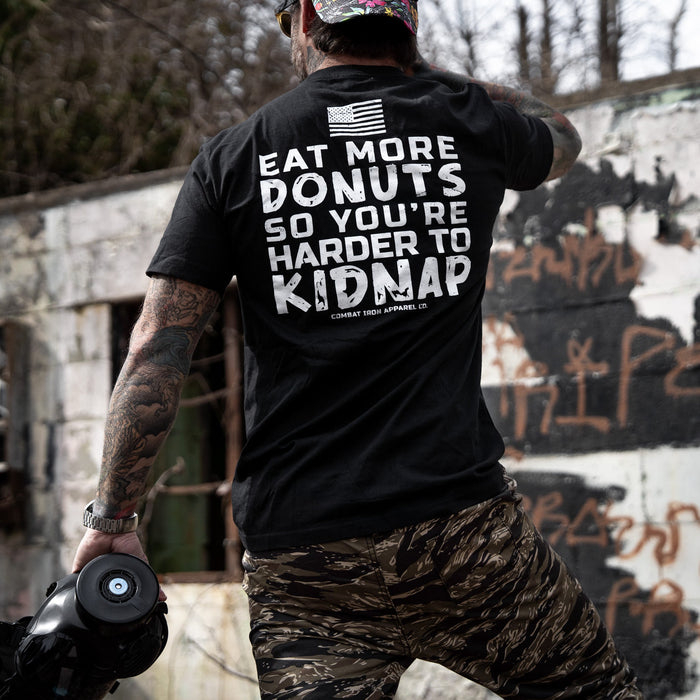 Eat More Donuts So You're Harder To Kidnap Men's T-Shirt