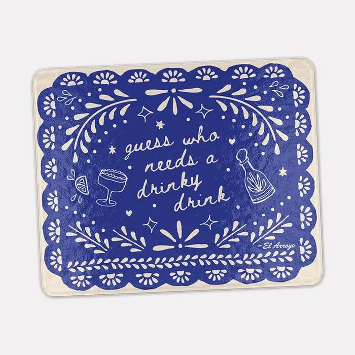El Arroyo Drinky Drink Mini Glass Cutting Board