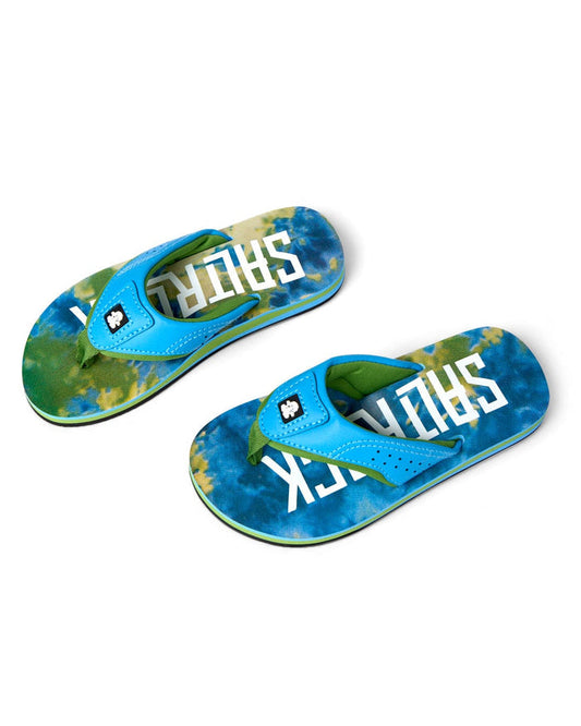 Fader Kids Flip Flops in Green