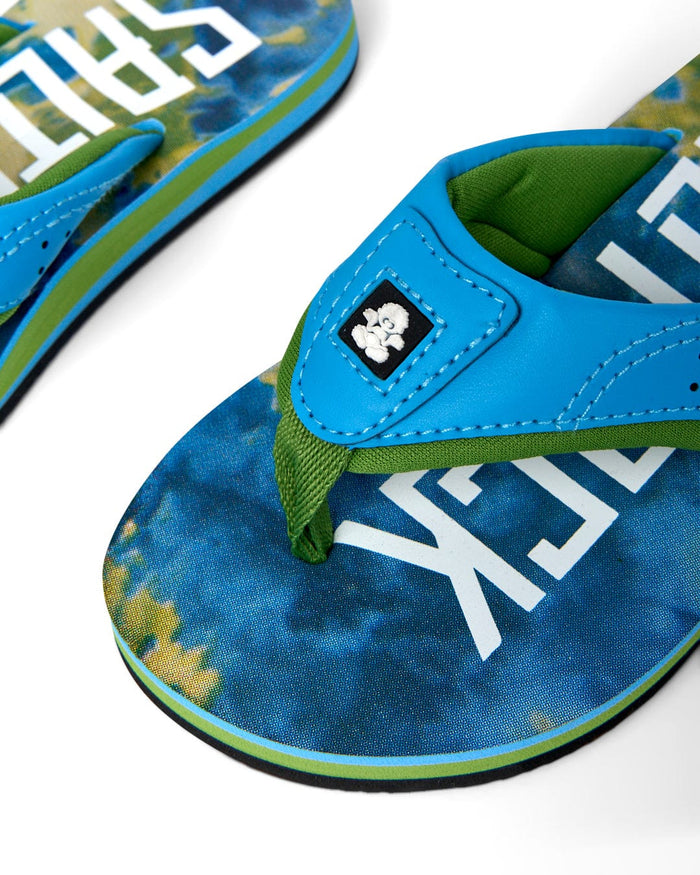 Fader Kids Flip Flops in Green