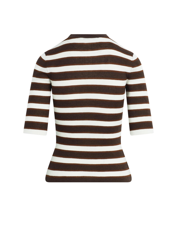 Favorite Daughter The Amelia Tee in Ganache Stripe