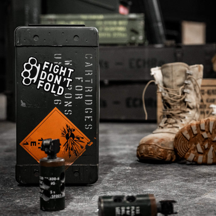 Fight Don't Fold Decal