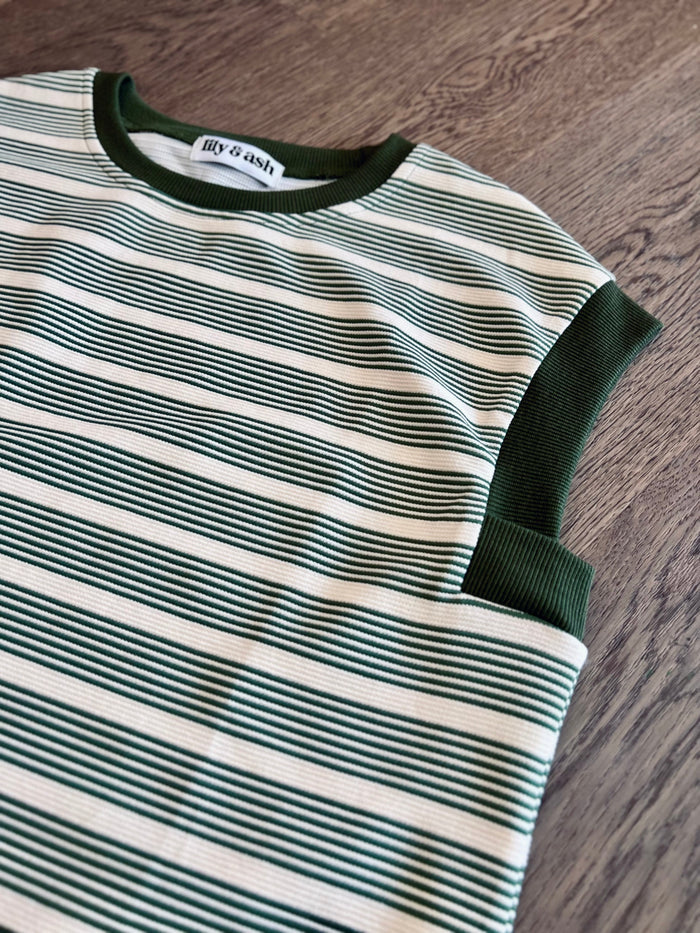 First On My List Stripe Top