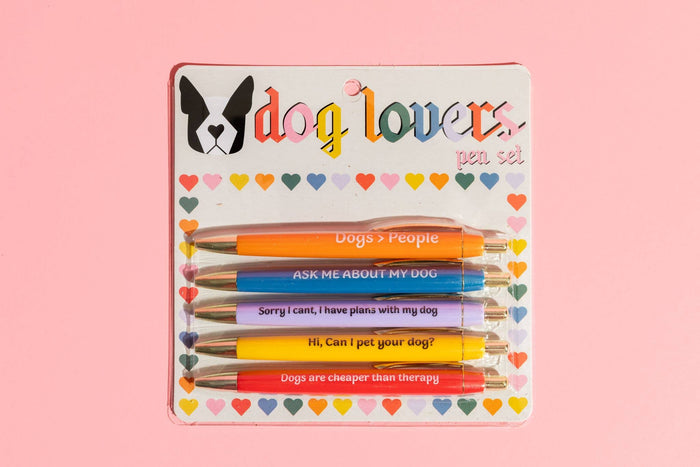 FUN CLUB - Dog Lovers Pen Set (stocking, christmas, funny)