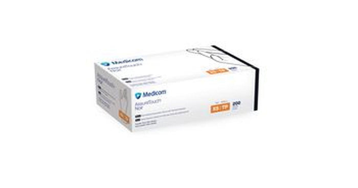 Gloves - AMD Nitrile, Powder Free, Black (200/box) (2.4ml) - various sizes
