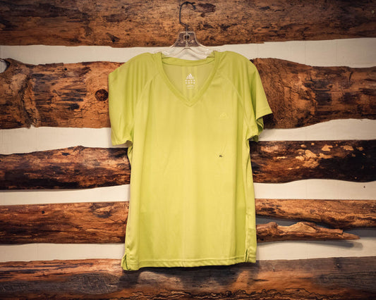 GREEN ADIDAS T-SHIRT