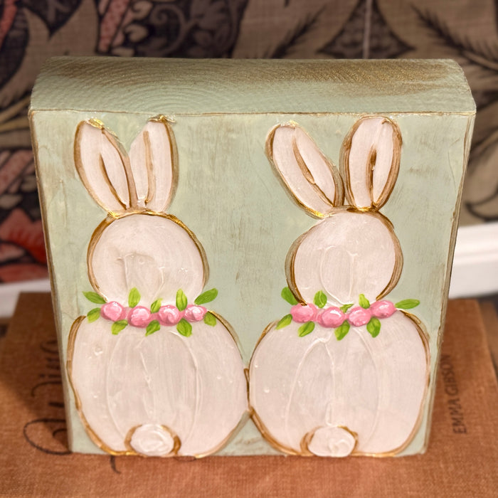 Green Double Bunny Block