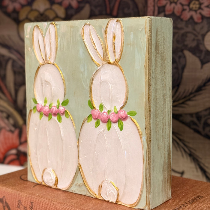 Green Double Bunny Block
