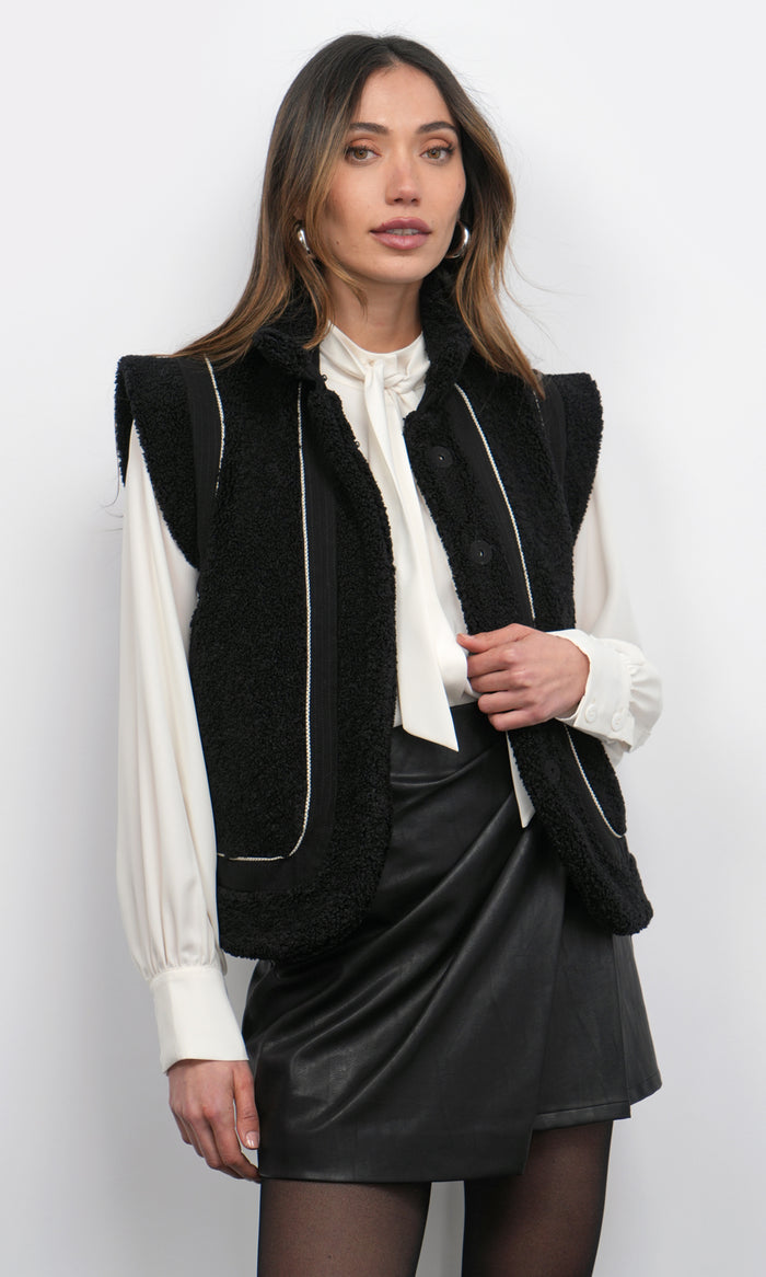 Rory Shearling Vest