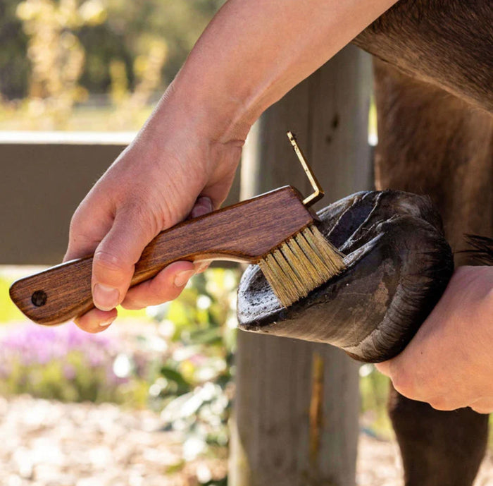 Hairy Pony Copper Bristle Hoof Pick