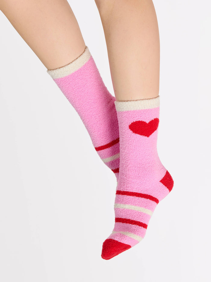 HEART SOCKS,PINK