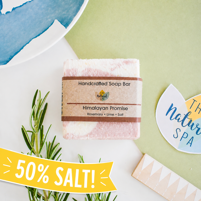 Himalayan promise soap bar, vegan, plastic-free, cold pressed, salt soap